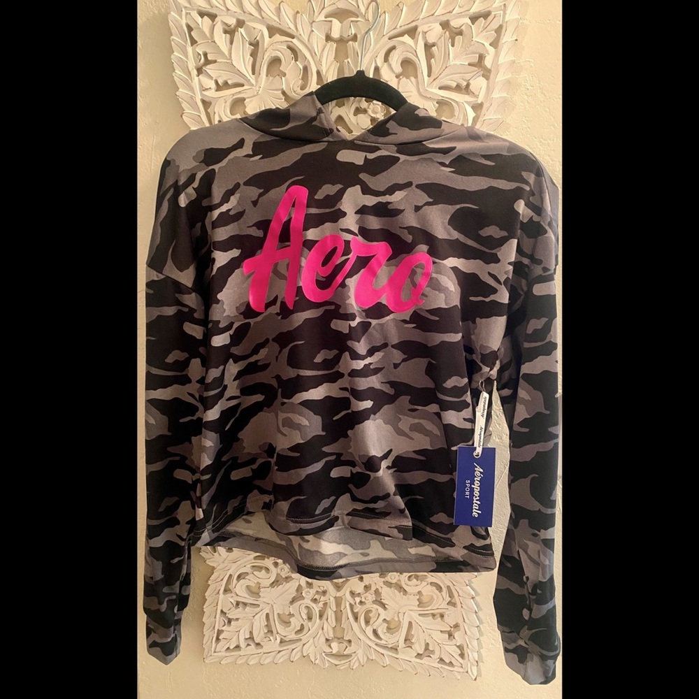Aeropostale Sport Cropped Hoodie